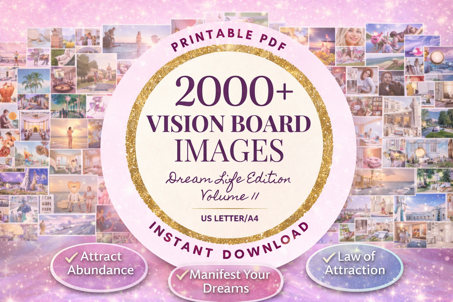 2,000+ Vision Board Manifestation Images